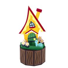 Fairy House Pop Up Card
