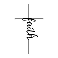 Faith Cross SVG Quote