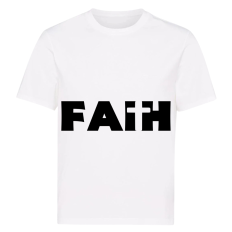 Faith Knockout Cross – Christian Inspirational Design Tshirt