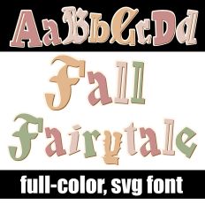 Fall Fairytale Color Font