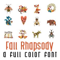 Fall Rhapsody Full Color Font