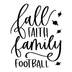 Fall Faith Family Football