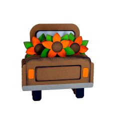 Flower Truck Box Card