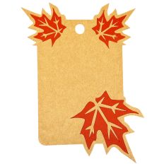 Leaf Gift Tag SVG Cut File
