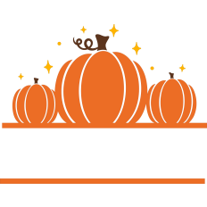 Fall Pumpkin Frame