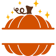 Fall Pumpkin Frame