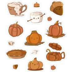 Fall Sticker Sheet