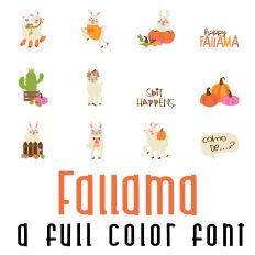Fallama Full Color Font
