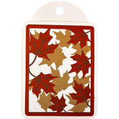 Falling Leaves Gift Card Tag SVG