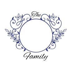 Family Monogram SVG Cut File