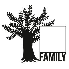 Family Tree Square Frame