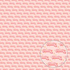 Family - Lovely Words Background Pattern