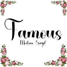 Famous Font