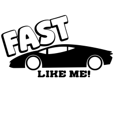 Sports Car Racing SVG | Speed Lover Sublimation & Iron-On Decal