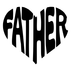 Dad Heart Word Art – Father’s Day, Gifts & Home Décor Design