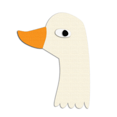 Goose face