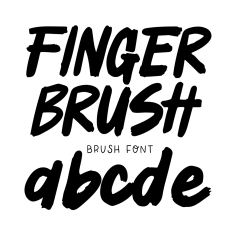BFC Finger Paint Brush Font