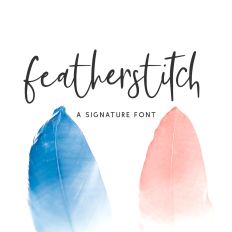 Featherstitch Script Font
