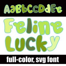 Feline Lucky Color Font