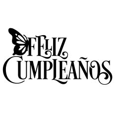 Feliz Cumpleanos Butterfly Spanish Word Happy Birthday Quote
