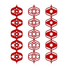 Christmas Bauble Ornament Borders