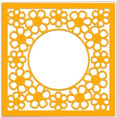 Feverfew Daisy Aperture Card