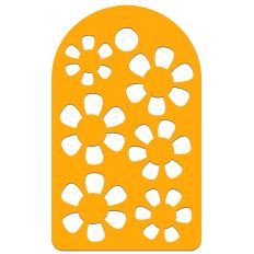 Retro Daisy Gift Tag