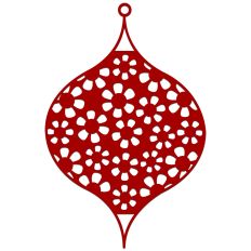 Retro Daisy Christmas Ornament