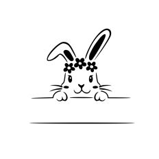 bunny name frame