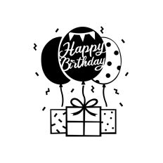birthday balloons