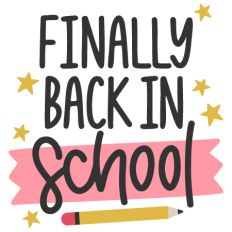 Finally Back in School