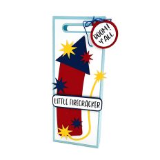Fire Cracker Tall Shopping Bag