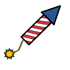 Striped Rocket