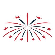 Patriotic Fireworks