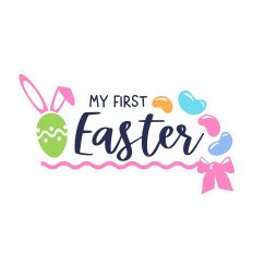 My First Easter Design for Girl - DIY Spring Craft for Silhouette Design Studio