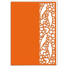 Shoal of Fish Lace Edged Greetings Card