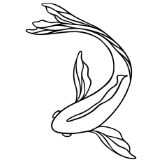Fish Line Art
