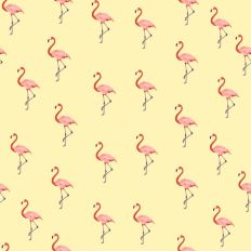 Flamingo pattern paper lemon background
