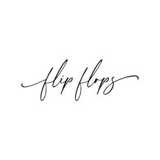 Flip Flops Wedding Signage