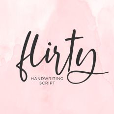 Flirty Script Font