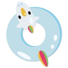 Floating Around Unicorn, Beach Pool Float