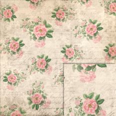 Vintage Floral Old Background