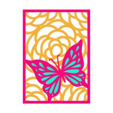 Butterfly Design for Cards or Shadow Boxes