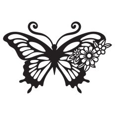 Floral butterfly