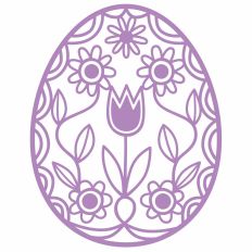 Floral Easter Egg