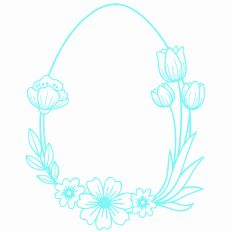 Floral Egg Wreath