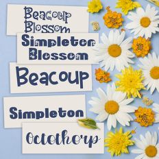 Floral Family Font Bundle