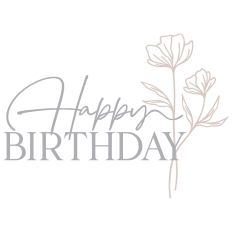 Elegant Happy Birthday Design