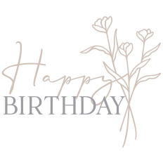 Happy Birthday With Flowers