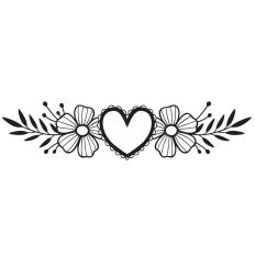 Floral Heart Swag
